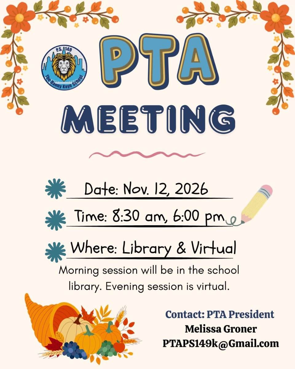 PTA Meeting Flyer